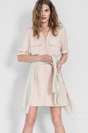  3/4 Sleeve Shirt Dress