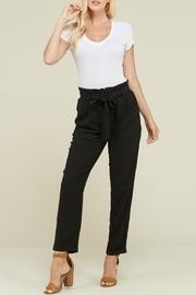  Ruffle Waist Tie-pants