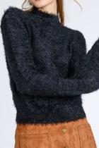  Fuzzy Black Sweater