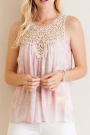  Print Lace Tank
