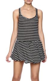  Charcoal Stripe Dress