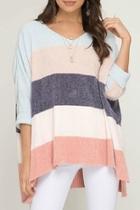  Spring Striped Sweater