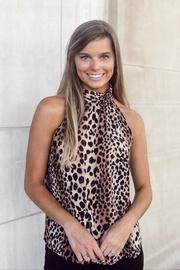  Cheetah High-neck Top