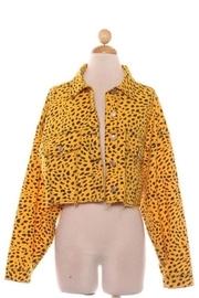  Cheetah Cropped Jacket