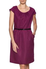  Purple Belted Dress