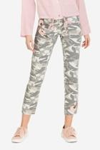  Embroidered Camo Jegging