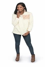  Faux Shearling Pullover