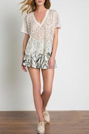  Lace Look Top