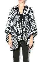  Mixed Houndtooth Cape
