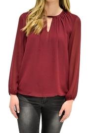  Pleated Collar Blouse