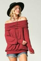  Slouchy Ribbed Top