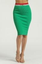 Feminist Green Skirt