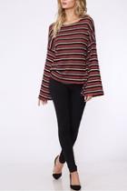  Stripes-and-sleeves Top