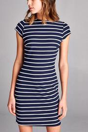  Striped Navy Dress