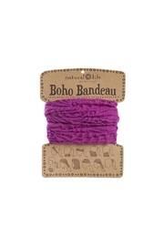  Pink Crochet Boho Bandeau