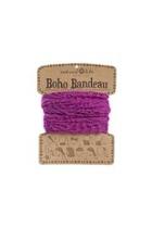  Pink Crochet Boho Bandeau