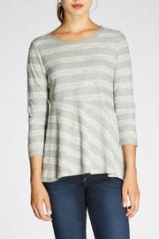  Textured Stripe Tee