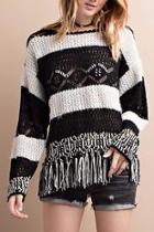  Crochet Fringe Sweater