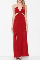  Red Maxi Dress