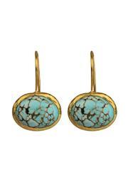  Turquoise Gold Earrings