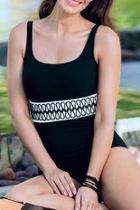  Black One-piece Suit