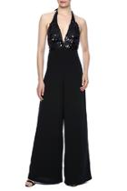  Bejeweled Black Jumpsuit