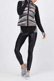  Zip Front Mesh Puffer