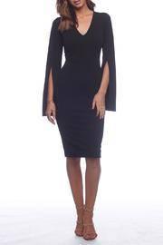  Amaryllis Midi Black Dress