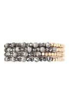  Gold-bead Natural-stone-bracelets