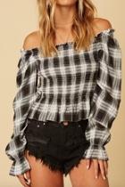  Smocked Challis Top