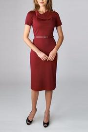  Ponte Cowl Neck Dress
