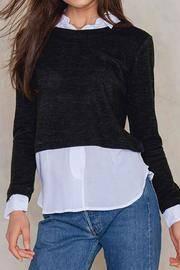  Blouse Top Black