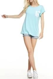  Blue Flamingo Top