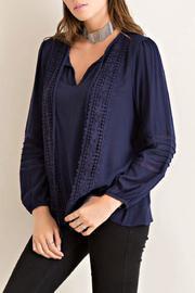  Front Tie Blouse