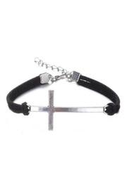  Leather Cross Bracelet
