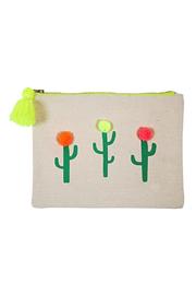  Pompom Cactus Large Canvas Pouch