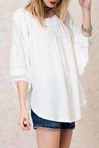  Bubble Sleeve Top