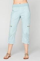  Blue Cropped Pant