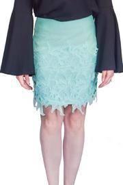  Mint Crochet Detailed Skirt