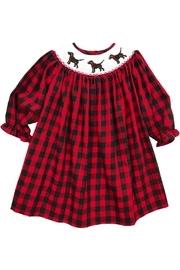  Smocked Puppy Dog Bishop Dress