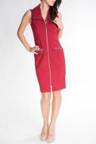  Scarlet Zip Dress