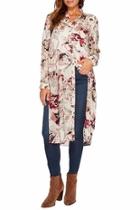  Floral Duster Shirt