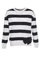  Stripe Long Sweater