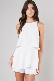  White Tiered Romper