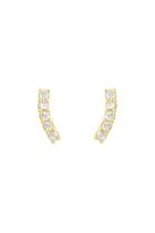  Pave Climber Earrings