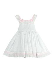  White Brocade Dress