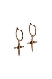  Textured Cross Hoops