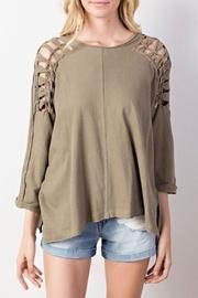  Braided Shoulder Top