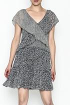  Cross Ruffle Dress