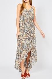  Paisley Print Maxi-dress